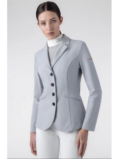Americana de competición en color gris hielo para mujer-Eufra-Equiline