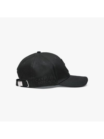 Casquette noir avec logos brodés noir - Cavalleria Toscana - imagen 2