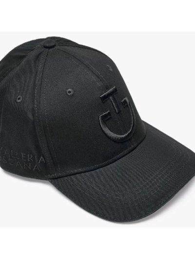 Casquette noir avec logos brodés noir - Cavalleria Toscana - imagen 3