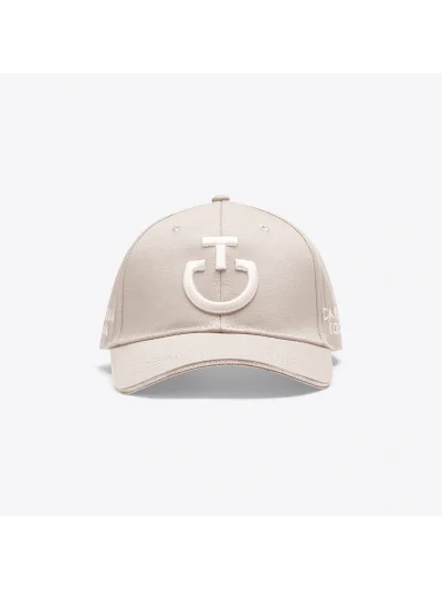 Casquette beige avec logo brodé beige - Cavalleria Toscana