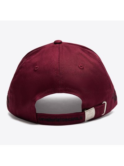 Casquette bordeaux avec logo brodé noir - Cavalleria Toscana - imagen 3