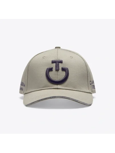 Casquette vert clair avec logo brodé gris - Cavalleria Toscana