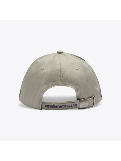 Casquette vert clair avec logo brodé gris - Cavalleria Toscana - imagen 3