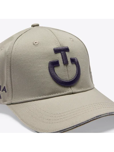 Casquette vert clair avec logo brodé gris - Cavalleria Toscana - imagen 4