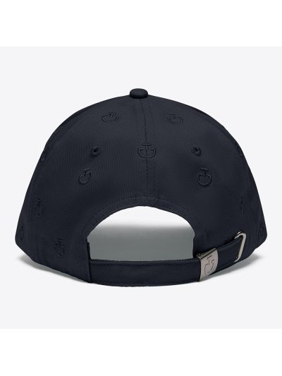 Casquette bleu marine avec micro-logos brodés - Cavalleria Toscana - imagen 3