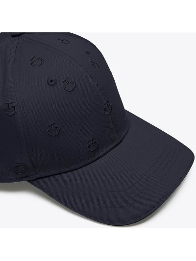 Casquette bleu marine avec micro-logos brodés - Cavalleria Toscana - imagen 2