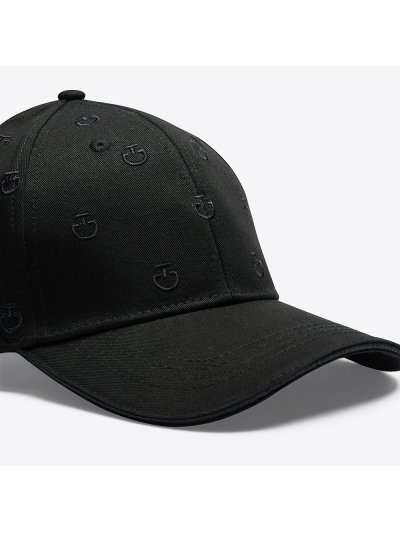 Casquette noire avec micro-logos brodés - Cavalleria Toscana - imagen 2