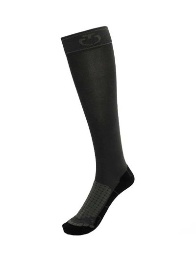 Chaussettes hautes techniques gris foncé - Cavalleria Toscana