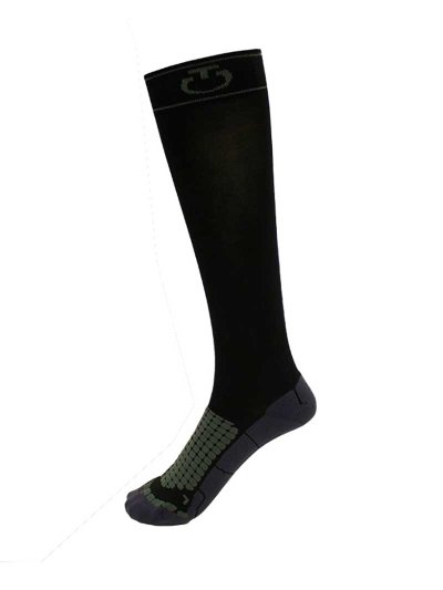 Chaussettes hautes techniques noir - Cavalleria Toscana