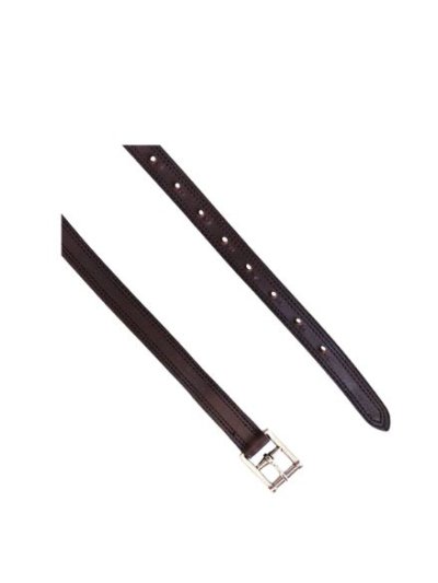 Black Leather Stirrup Leathers (25x145 cm) - LUXE - Lexhis