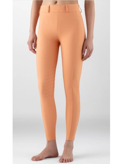 Mallas color coral con bolsillo lateral para movil (grip rodilla ) para mujer-Ceberkh- Equiline