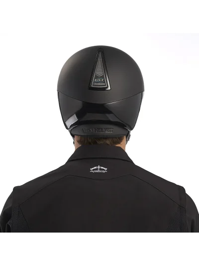 Casque d'équitation noir mat avec visière brillante Vita GST - Veredus - imagen 3