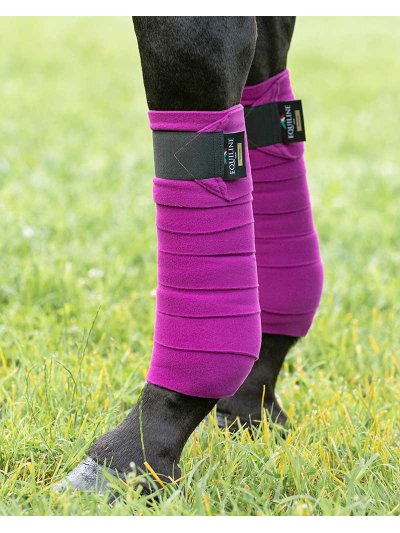 Lot de 2 Bandes polaires de travail violetas pour cheval - Codic - Equiline - imagen 2