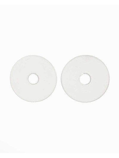 Rondelles de protection en caoutchouc blanc pour protéger la bouche du cheval du mors - Equus