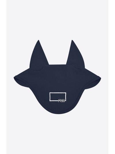 Bonnet bleu marine en tissu élastique pour cheval - RG