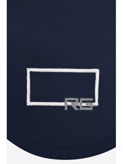 Bonnet bleu marine en tissu élastique pour cheval - RG - imagen 2