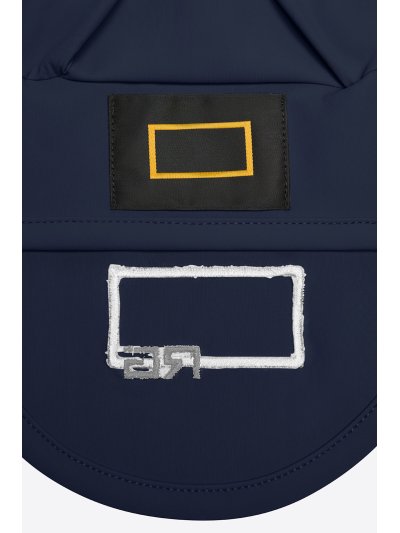 Bonnet bleu marine en tissu élastique pour cheval - RG - imagen 3