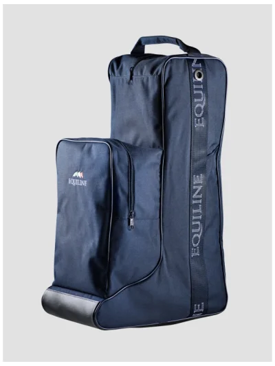 Portabotas azul marino con bolsillo para el casco - Equiline