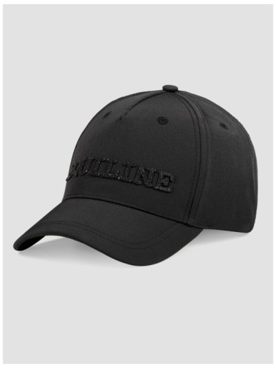 Casquette noir avec logo frontal effet cristal - Ginteg - Equiline