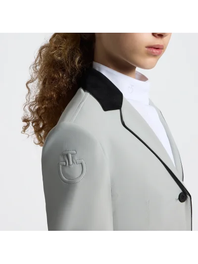 Chaqueta de concurso verde para niña GP - Cavalleria Toscana - imagen 3