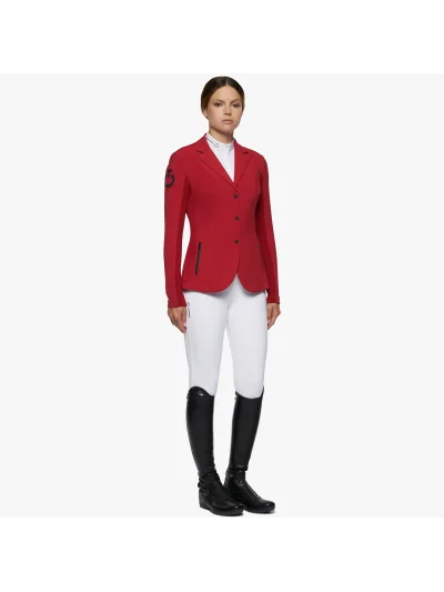 Americana de concurso roja ligera con cremallera para mujer R-EVO - Cavalleria Toscana