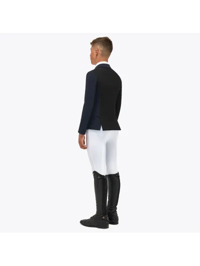 Navy competition jacket for boys - Cavalleria Toscana - imagen 3