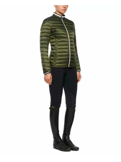 Veste matelassée ultralégère vert olive pour femme - Cavalleria Toscana