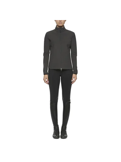 Chaqueta softshell polar gris oscuro para mujer - Cavalleria Toscana Revolution - imagen 2