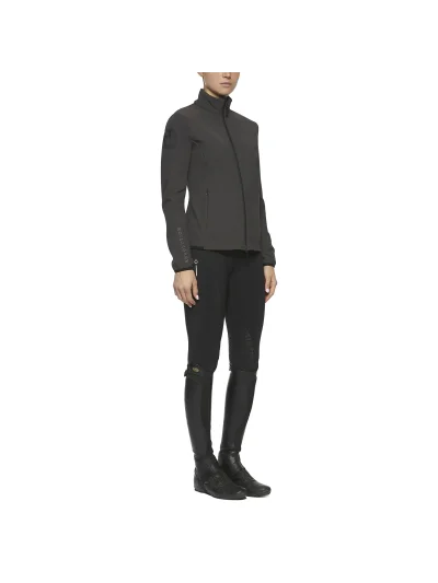 Chaqueta softshell polar gris oscuro para mujer - Cavalleria Toscana Revolution - imagen 3