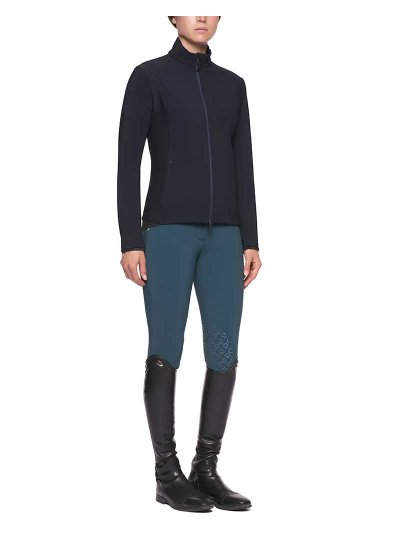 Veste légère avec interior polaire bleu marine pour femme - Cavalleria Toscana