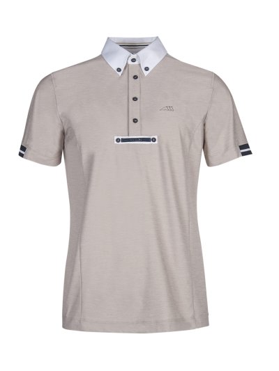 Polo de compétition beige pour homme - Equiline