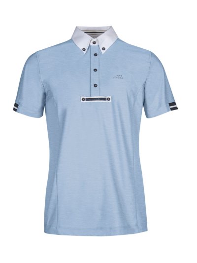 Polo de compétition bleu pour homme - Equiline