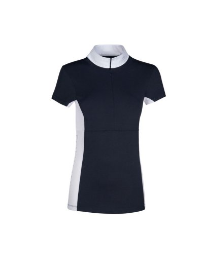 Polo de compétition pour femme bleu marine modèle-Artic-Equiline