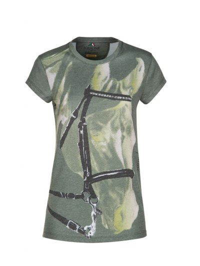 T-shirt femme vert clair - Equiline