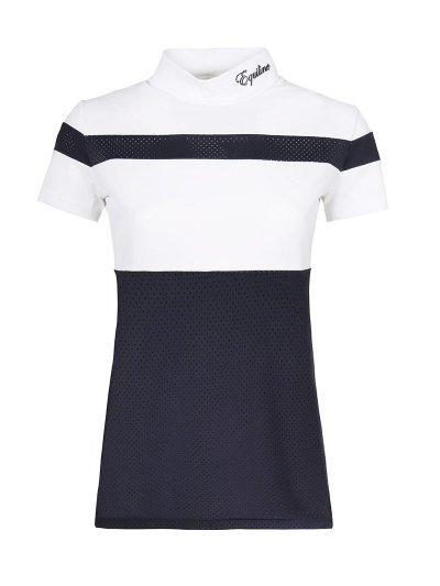 Polo de compétition bleu marine pour femme - Equiline