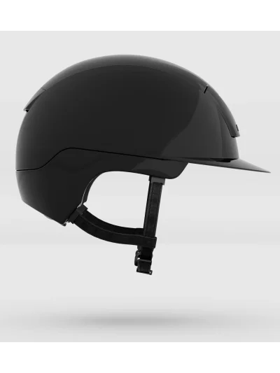 Casque d'équitation noir brillant (Black Shine) Kooki - Kask - imagen 3