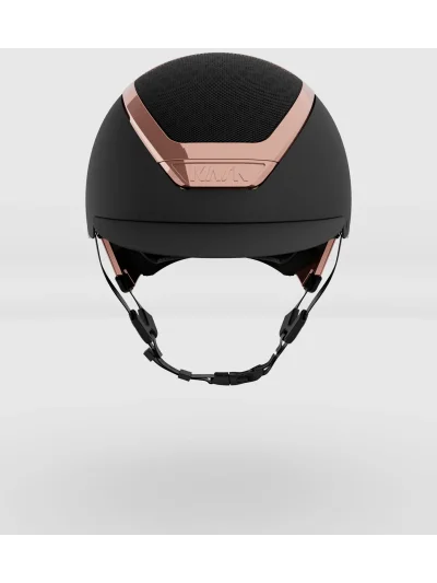 Matt black riding helmet with rose gold chrome (Black Everyrose) Dogma Chrome - Kask - imagen 2
