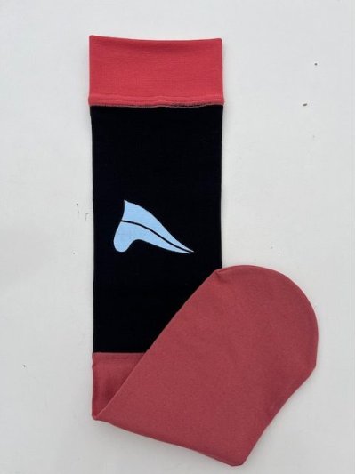 Chaussettes tipo media pour invierno noir et orange unisexe - Euro-Star