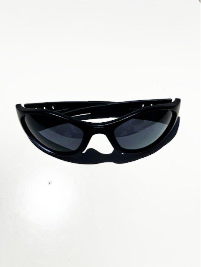 Lunettes bleu marine mat à verre noir - GPA