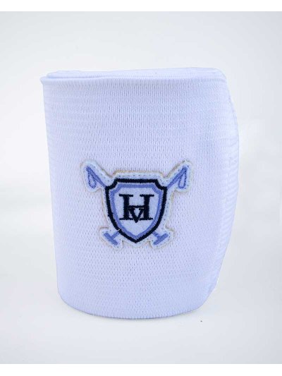 Lot de 2 Bandes (polaires+élastique) de travail blanches pour cheval - Margie - HV Polo - imagen 3