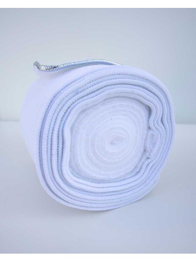 Lot de 2 Bandes (polaires+élastique) de travail blanches pour cheval - Margie - HV Polo - imagen 2