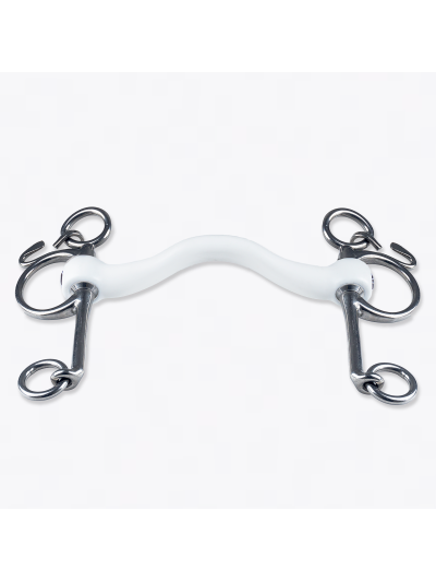 Bocado pelham con cadenilla para caballo (port medium) Inno Sense baby Pelham - Trust