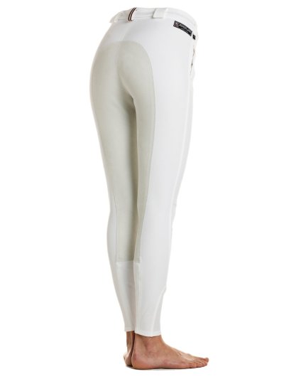 Pantalons à fond intégral blanc pour femme modèle Karen - Kingsland Classic
