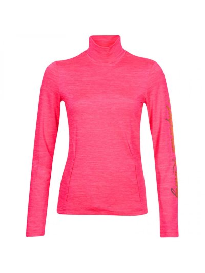 T-shirt technique d'entraînement à manches longues fuchsia pour fille - Risk it - Imperial Riding