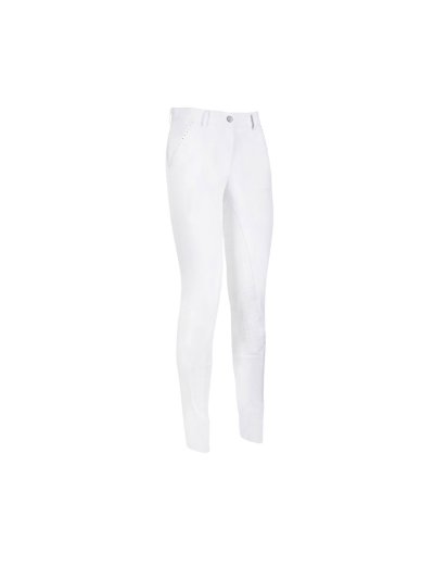Pantalons blanc avec grip silicone à fond intégral pour femme modèle Isidro - Imperial Riding