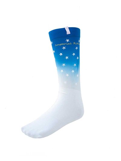 Chaussettes techniques bleu et blanc avec estrellas modèle Vanitas - Imperial Riding