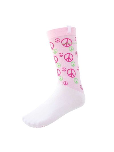 Chaussettes techniques rose avec símbolos de la paz modèle Pele - Imperial Riding