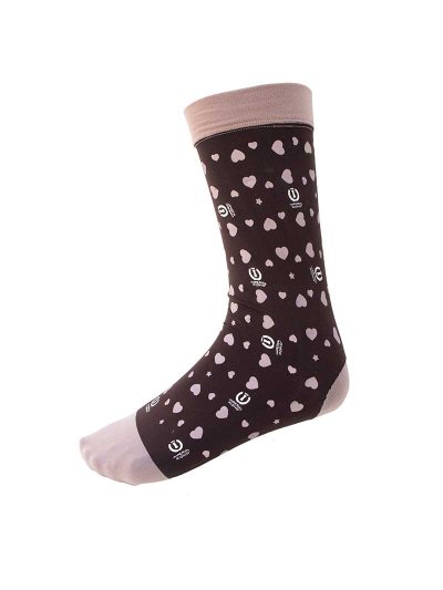 Chaussettes techniques marron avec corazones modèle My sweetheart - Imperial Riding