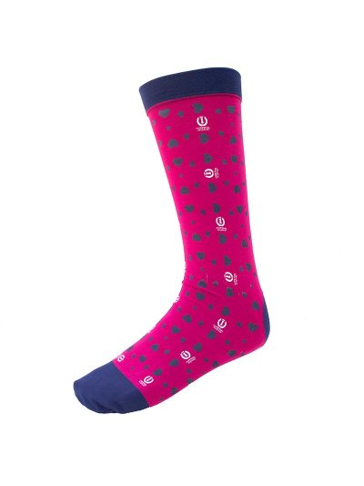 Chaussettes techniques fucsias avec corazones modèle My sweetheart - Imperial Riding