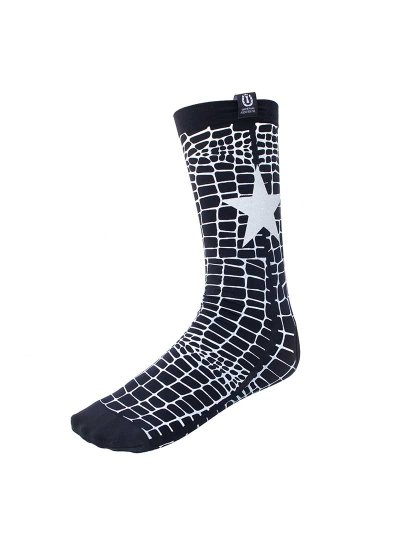 Chaussettes techniques noir avec imprimé animal blanc modèle Adventure - Imperial Riding